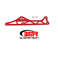 BMR 16-17 6th Gen Camaro Steel Driveshaft Tunnel Brace - Red