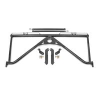 BMR Suspension 16-24 6th Gen Camaro Harness Bar - Black Hammertone