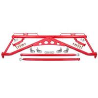 BMR 15-20 Ford Mustang Harness Bar - Red