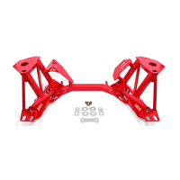 BMR 79-95 Ford Mustang K-Member Premium Version w/Spring Perches - Red