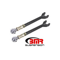 BMR 08-17 Challenger Lower Trailing Arms w/ Single Adj. Rod Ends - Black Hammertone