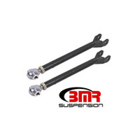 BMR 08-17 Challenger Lower Trailing Arms w/ On-Car Adj. Rod Ends - Black Hammertone