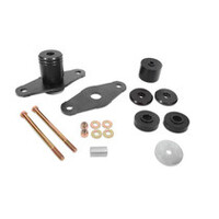 BMR 93-02 F-Body Motor Mount Solid Bushing Upgrade Kit - Black Anodized