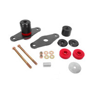 BMR 11-18 Dodge Challenger Motor Mount Solid Bushing Upgrade Kit - Black Anodized