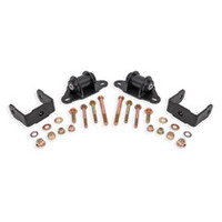 BMR 14-19 Chevrolet Corvette Motor Mount Kit - Black Hammertone