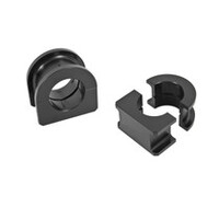 BMR Universal 1.375in Billet Aluminum Sway Bar Mount Mount (Delrin) - Black