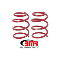 BMR 05-14 S197 Mustang GT Handling Version Lowering Springs (Set Of 4) - Red