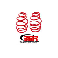 BMR 10-15 5th Gen Camaro V8 Front Lowering Springs - Red