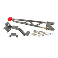 BMR 93-02 F-Body w/ DSL Torque Arm Tunnel Mount (For Long Tube Headers) - Black Hammertone