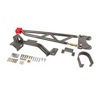 BMR 93-02 F-Body w/o DSL Torque Arm Tunnel Mount (For Long Tube Headers) - Black Hammertone