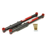 BMR 91-96 B-Body Non-Adj. Extended Length Lower Control Arms (Polyurethane) - Black Hammertone