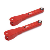 BMR 10-15 5th Gen Camaro Rear Non-Adj. Trailing Arms w/ Spherical Bearings - Black Hammertone