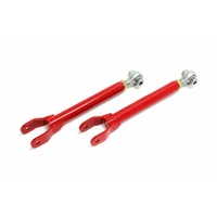 10-15 5th Gen Camaro Trailing Arms Rear w/ Single Adj. Rod Ends - Red