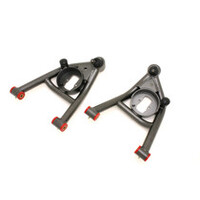 BMR 64-72 A-Body Non-Adj. Lower Control Arms (Polyurethane) - Black Hammertone