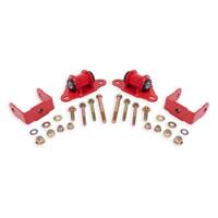 BMR 14-19 Chevrolet Corvette Transmission/Differential Mount - Red