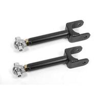 BMR 78-87 G-Body Upper Control Arms DOM Single Adj Rod Ends - Black Hammertone