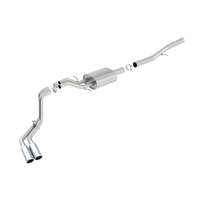 Borla 14 Silv/Sierra 1500 EC Std/CC Short 143.5in WB S-Type Dual Rolled Side Exit Cat-Back Exhaust