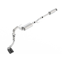 Borla 15-17 F-150 2.7L/ 3.5L EcoBoost/ 5.0L V8 4in. Tip Side Exit S-type Exhaust Black Chrome