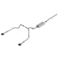 Borla 19 Chevrolet Silverado/GMC Sierra 1500 6.2L SS Touring Catback Exhaust - Black Chrome Tips