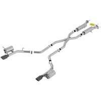 Borla 18-20 Dodge Durango SRT 6.2L V8 2.75in S-Type SS Catback Exhaust w/ BLK Chrome Tips