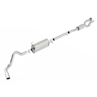 Borla S-Type Cat-Back 17-19 Ford F-250/350 Super Duty Side Exit Exhaust - 5in tip (Gas Only)