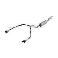 Borla 21-22 Chevrolet Tahoe 5.3L V8 2/4WD 4DR 3in/2.75in Touring Cat-Back Exhaust -Black Chrome Tips