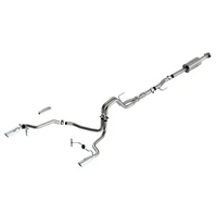 Borla F-150 2021 5.0L 4dr CC SB EC STB Lariat/KR/Platinum/LTD 3/2.25 SRE Cat-Back ATAK CHR Tips