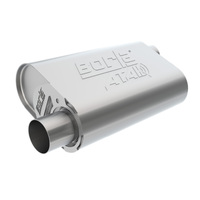 Borla CrateMuffler BB Mopar 383/413/426/440 ATAK 2.5in Offset/Offset 14inx4.35inx9in Oval Muffler