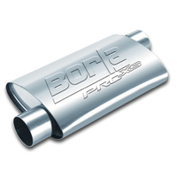 Borla Universal Pro-XS 3in Inlet//Outlet Offset/Offset 14x9 1/2 x 4 Muffler