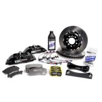 EBC Racing 92-00 BMW M3 (E36) Black Apollo-4 Calipers 355mm Rotors Front Big Brake Kit