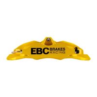 EBC Racing 05-11 Ford Focus ST (Mk2) Front Left Apollo-4 Yellow Caliper