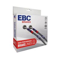 EBC 2003 Chevrolet Silverado 1500 (4WD) Ext Cab (330mm Rear Rotors) Stainless Steel Brake Line Kit