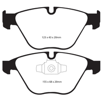 EBC 13+ BMW X1 2.0 Turbo (28i) Greenstuff Front Brake Pads