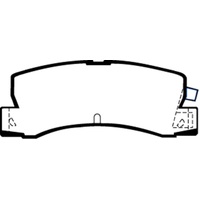 EBC 86-92 Toyota Corolla 1.6 Redstuff Rear Brake Pads