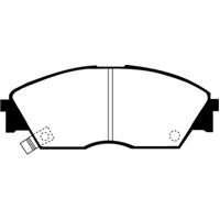 EBC 90-92 Honda Civic CRX 1.6 Si Redstuff Front Brake Pads