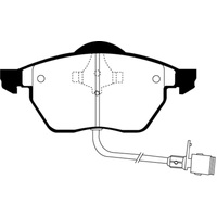 EBC 91-94 Audi 100 Quattro 2.8 (ATE) Redstuff Front Brake Pads