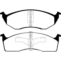 EBC 95-97 Chrysler Concorde 3.3 Yellowstuff Front Brake Pads