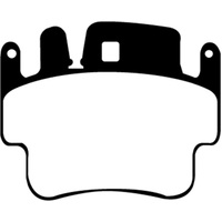 EBC 98-05 Porsche 911 (996) (Cast Iron Rotor only) 3.4 Carrera 2 Yellowstuff Front Brake Pads