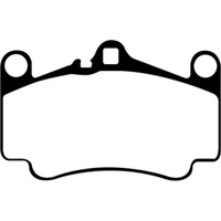 EBC 03-05 Porsche 911 (996) (Cast Iron Rotor only) 3.6 Carrera 4S Yellowstuff Front Brake Pads