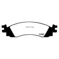 EBC 06-10 Ford Explorer 4.0 2WD Yellowstuff Front Brake Pads