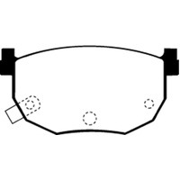 EBC 99-01 Hyundai Elantra 2.0 Ultimax2 Rear Brake Pads