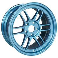 Enkei RPF1 17x9 5x114.3 45mm Offset 73mm Bore Emerald Blue Wheel (MOQ 40)