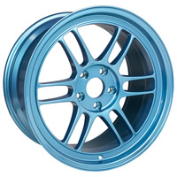 Enkei RPF1 18x9.5 5x114.3 38mm Offset 73mm Bore Emerald Blue Wheel (MOQ 40)