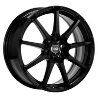 Enkei EDR9 15x6.5 4x100/114.3 38mm Offset 72.6 Bore Diameter Black Wheel