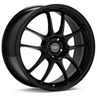 Enkei PF01 18x10.5 5x114.3 15mm Offset 75mm Bore Black Wheel **Special Order**