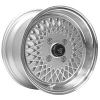 Enkei92 Classic Line 15x7 38mm Offset 4x114.3 Bolt Pattern Silver Wheel