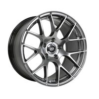 Enkei Raijin 18x8 32mm Offset 5x120 Bolt Pattern 72.6 Bore Diamter Hyper Silver Wheel