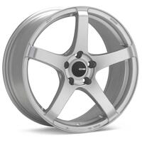 Enkei Kojin 17x8 35mm Offset 5x114.3 Bolt Pattern 72.6mm Bore Dia Matte Silver Wheel