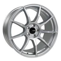 Enkei TS9 17x9 5x100 45mm Offset 72.6mm Bore Silver Paint