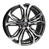 Enkei Vortex 5 Wheel 20x8.5 40mm Offset, 5x120mm Bore - Anthracite Machined